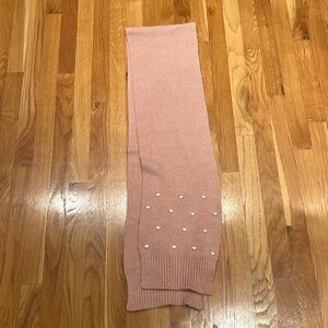 Light pink scarf